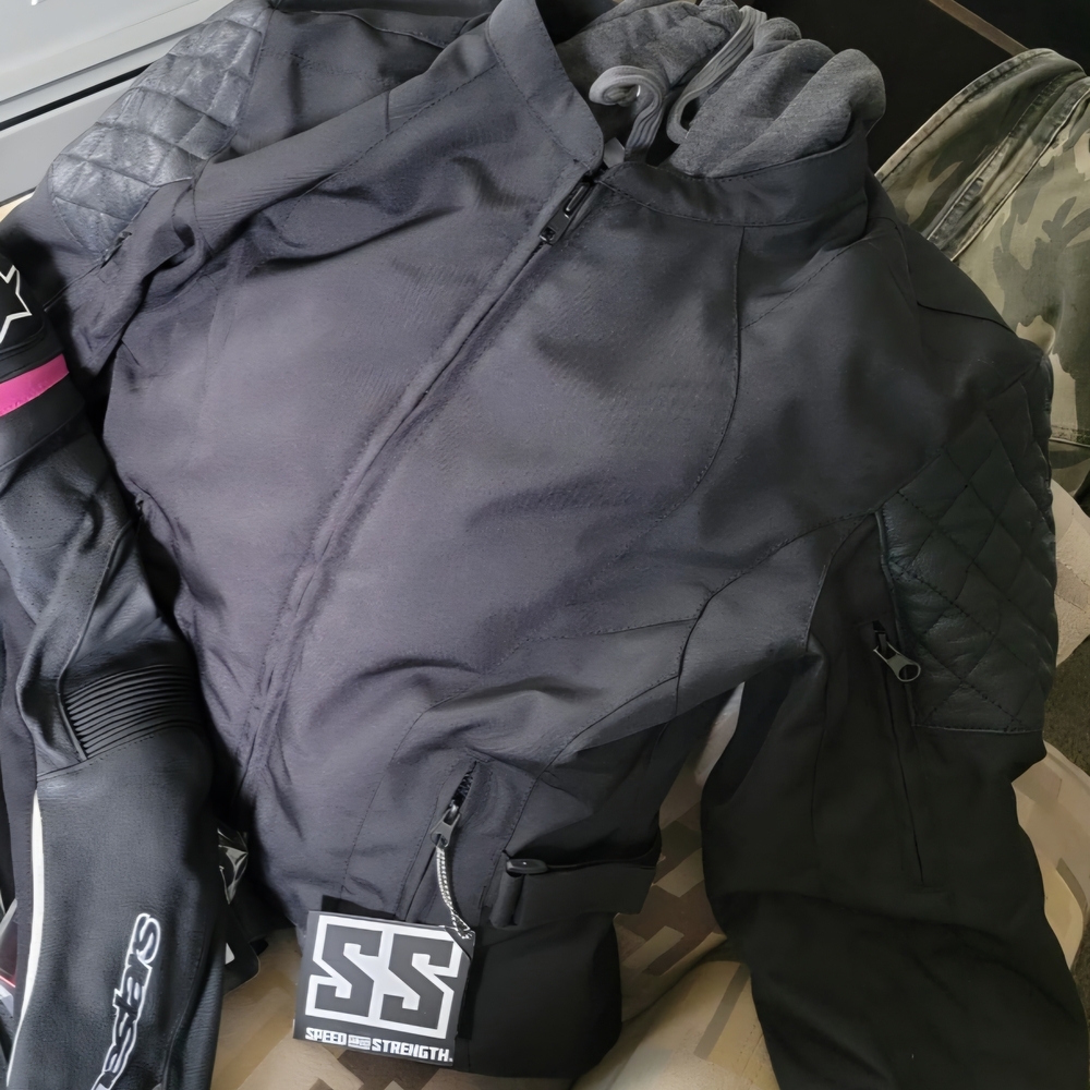 Speed and Strength Black Motorcycle Jacket